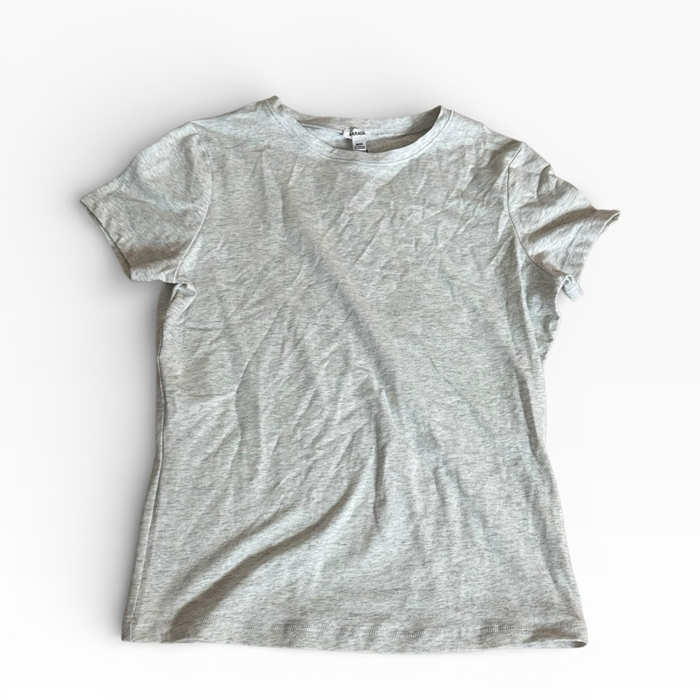 NWT Garage Gray Half Sleeve Tshirt - Picture 1 of 7